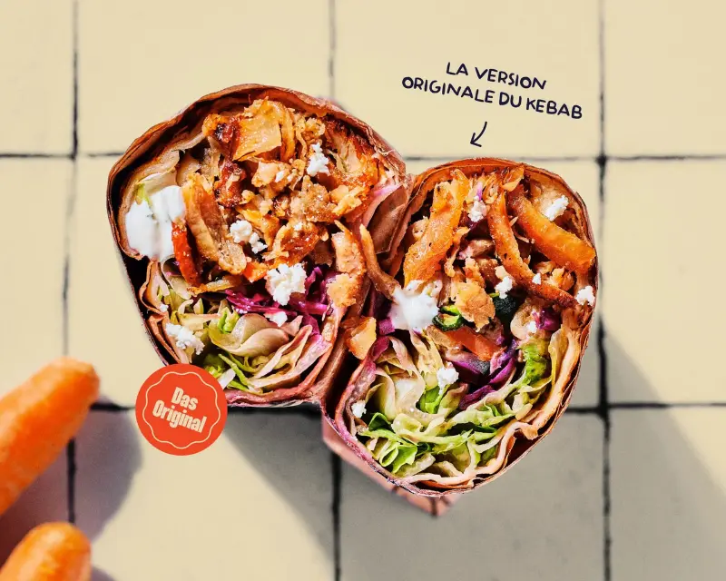 La version original du kebab version Wrap chez Berliner